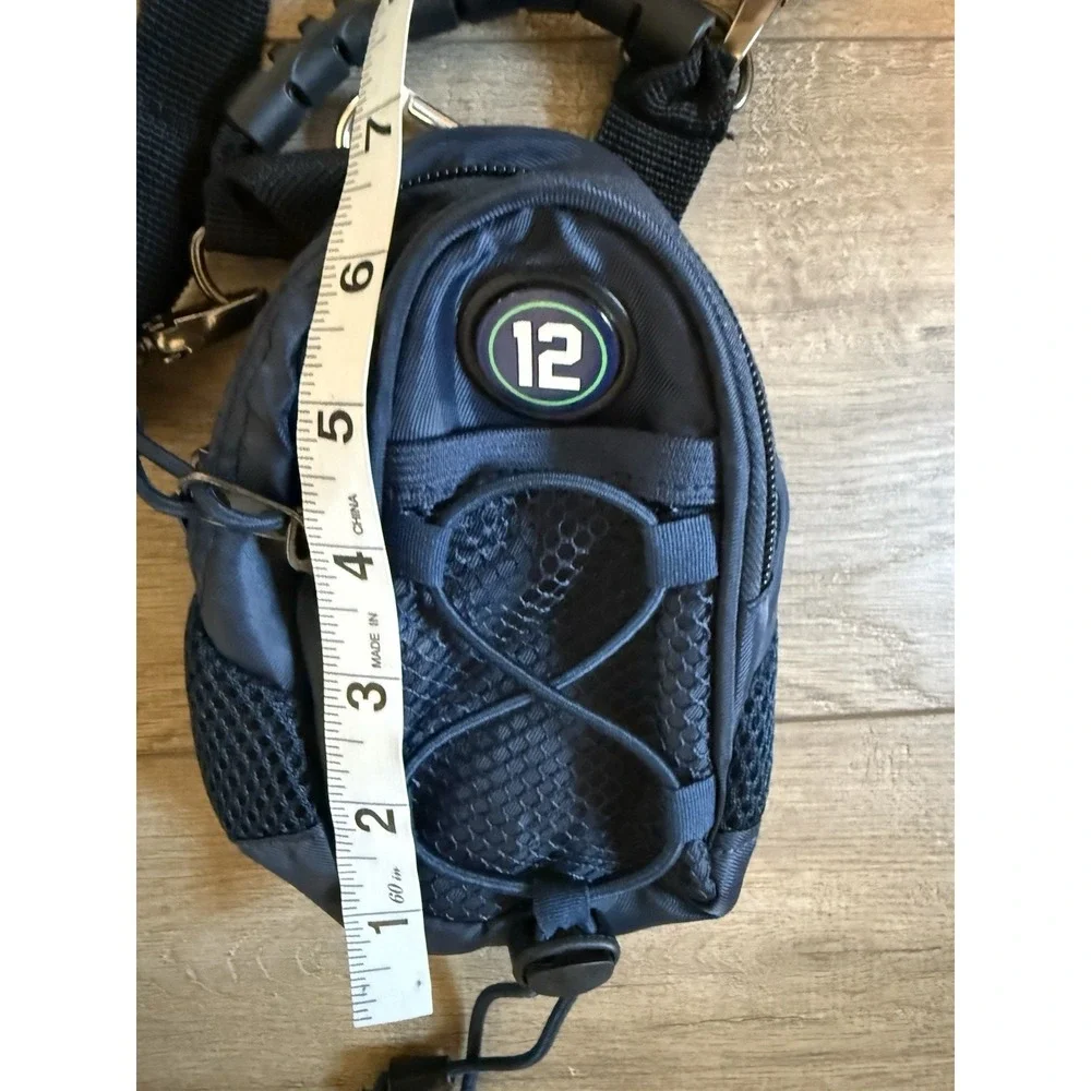 Camera Case With Shoulder Crossbody Strap & Belt Loop Seahawks 12s Logo‎ Blue